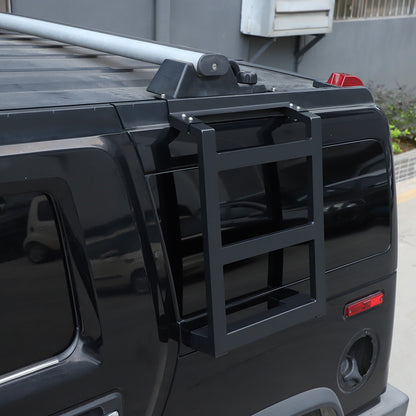 Alloy Rear Roof Climbing Ladder Rack Window Molle Panel For Hummer H2 2003-09 76