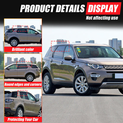 Rear Door Window Louver Air Vent Panel Trim Cover For LR Discovery Sport 2015-25 9