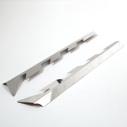 Aluminum Alloy Silver Engine Side Decoration Cover For Corvette C8 2020-2026 18