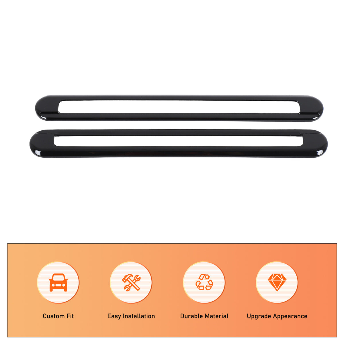 Glossy Piano Black Rear Side Air Outlet Trim Cover For Benz G-Class W463 25+ US 6