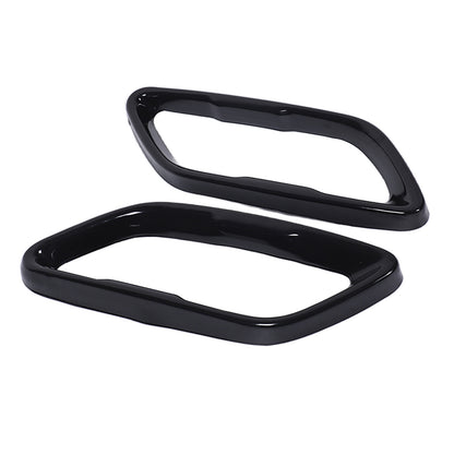 Glossy Black Stainless Rear Exhaust Tip Trim For BMW 8 Series Coupe G14 2019+ 6