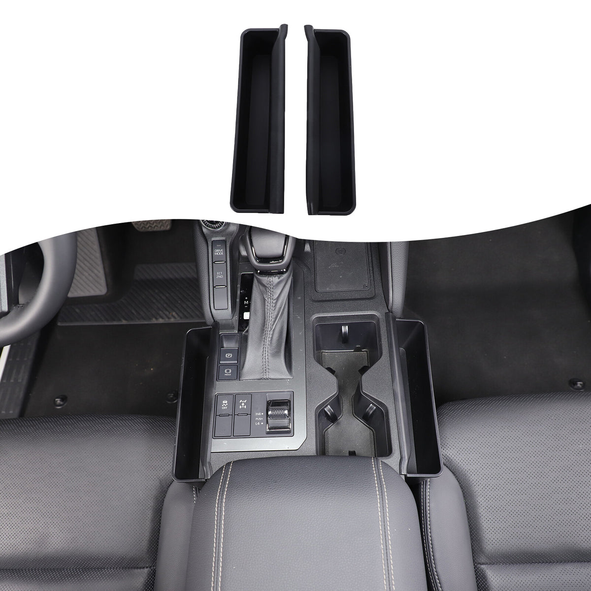 Center Gear Shift Storage Box Cover Trim Tray For Toyota Land Cruiser LC250 24+ 1