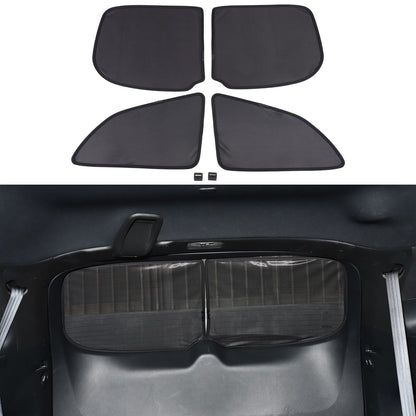 Rear Tailgate Window Mesh Screen Sunshade Sun Cover For Honda Pilot 2016-2022 24