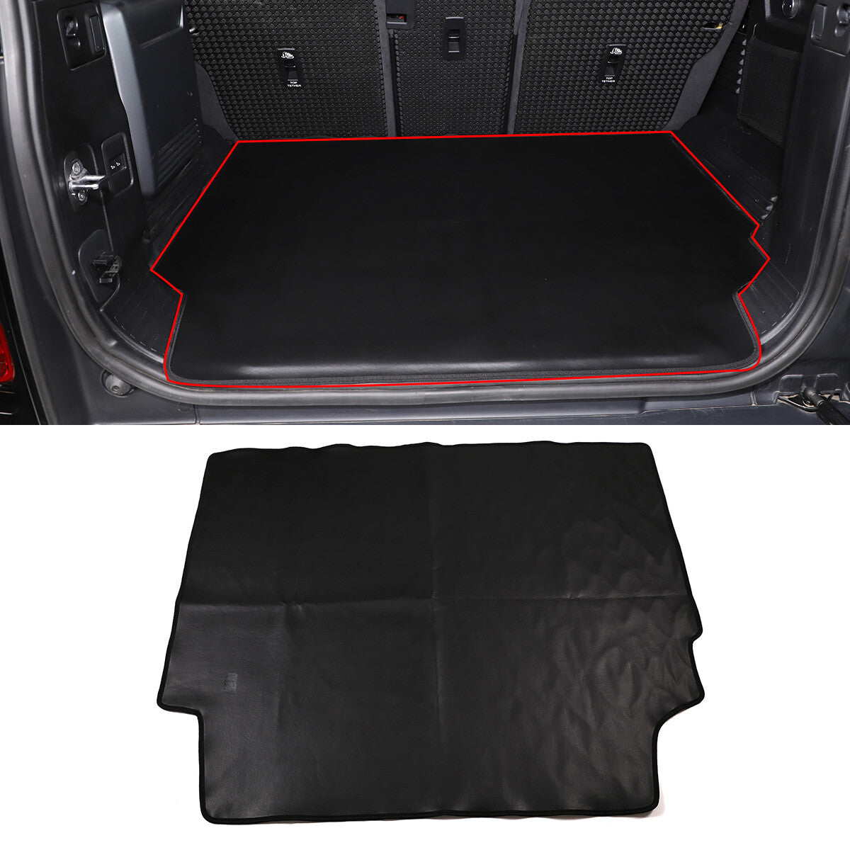 Rear Trunk Liner Cargo Rear Cover Mat For Land Rover Defender 90 110 20-22 12