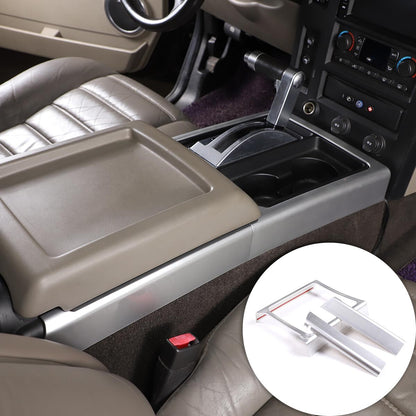 Silver Interior Gear Shift Panel Side Trim Cover For Hummer H2 2003-2007 2