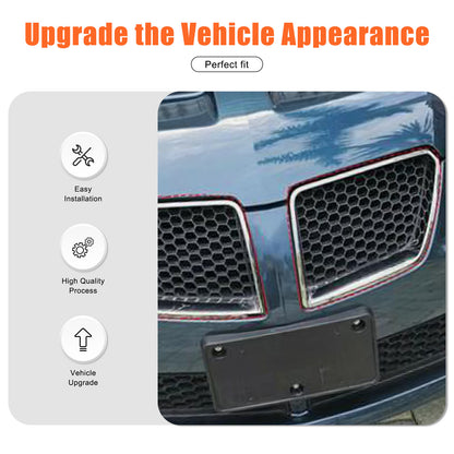 ABS Carbon Fiber Exterior front Grille frame Cover Trim For Pontiac G8 08-09 US 19