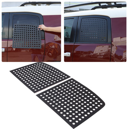 Exterior Quarter Window Panel Trim Alloy Cover Set For FJ Cruiser 2007-2022 1