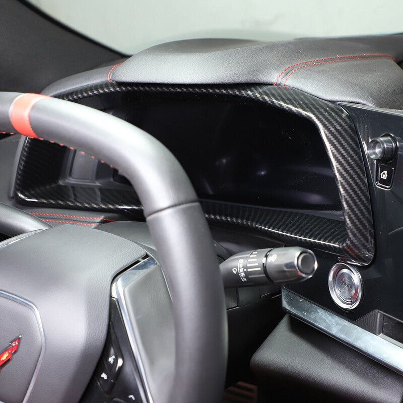 Carbon Fiber ABS Interior Full Decor Cover Trim Kit For Corvette C8 2020-2025 - Styles 6-10 57