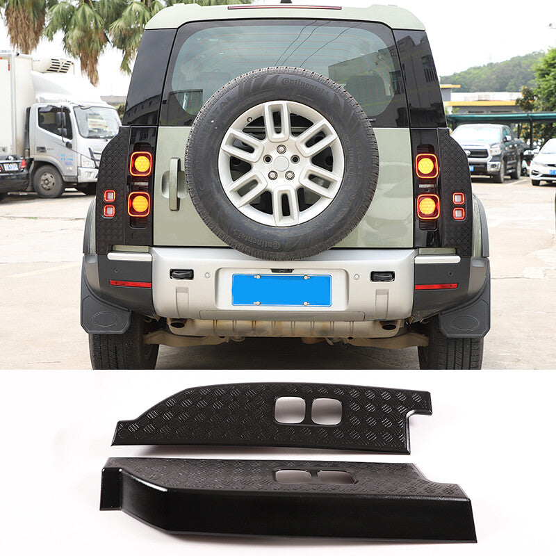 Rear Tail Light Cover Trim For Land Rover Defender 90 110 2020-23 Gloss Black US 3