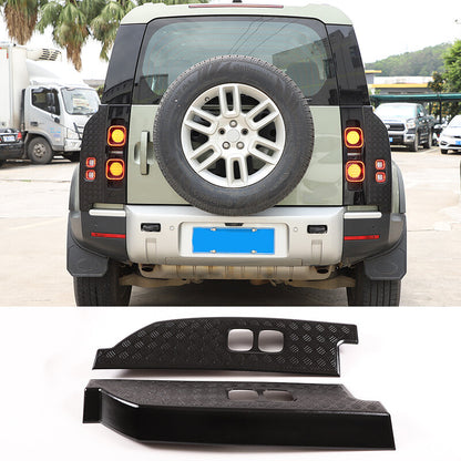 Rear Tail Light Cover Trim For Land Rover Defender 90 110 2020-23 Gloss Black US 3