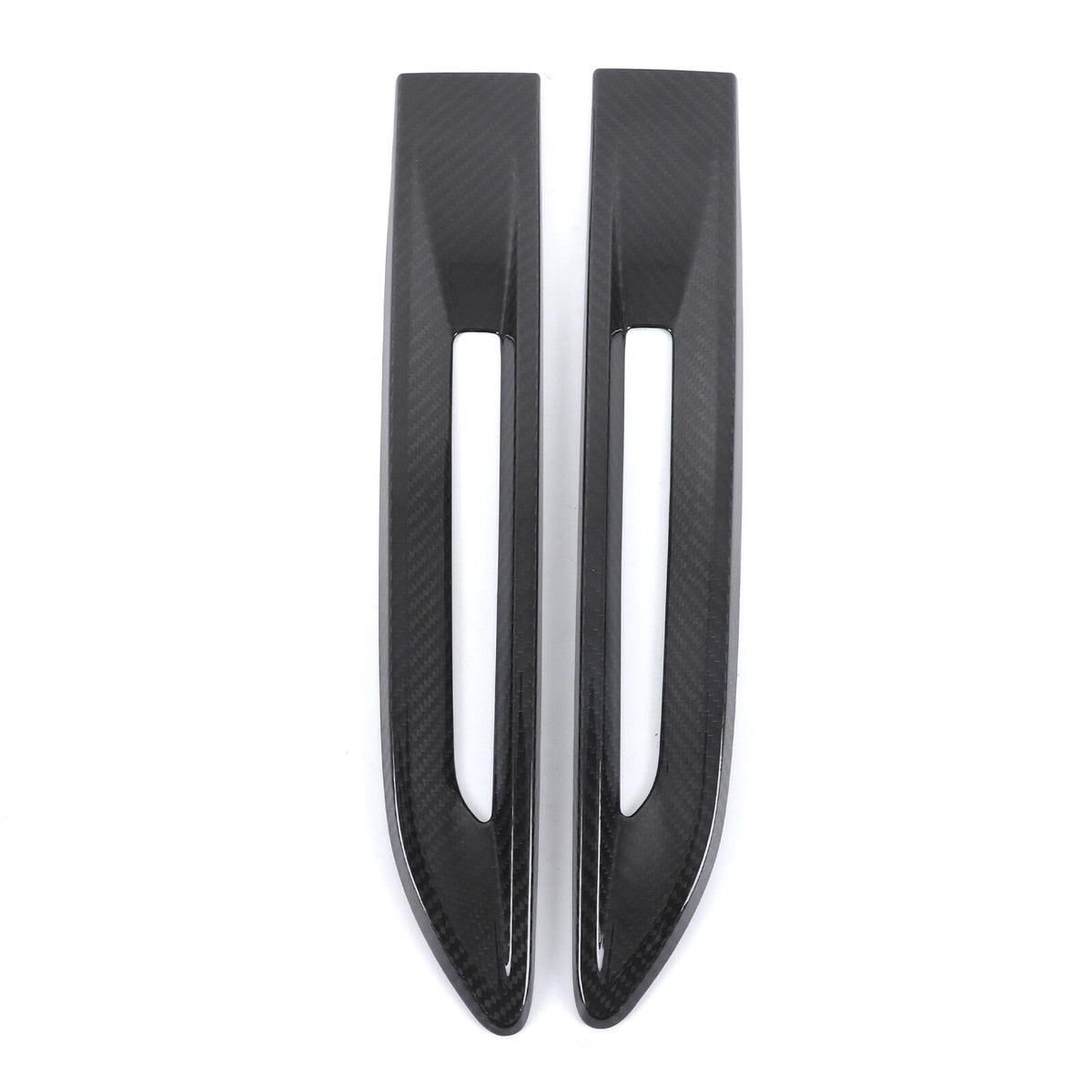 Real Carbon Fiber Side Air Vent Fender Trim For Jaguar F-pace XE XF X761 2016-20 4