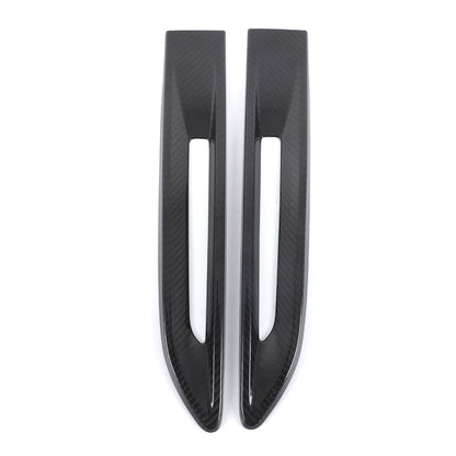 Real Carbon Fiber Side Air Vent Fender Trim For Jaguar F-pace XE XF X761 2016-20 4