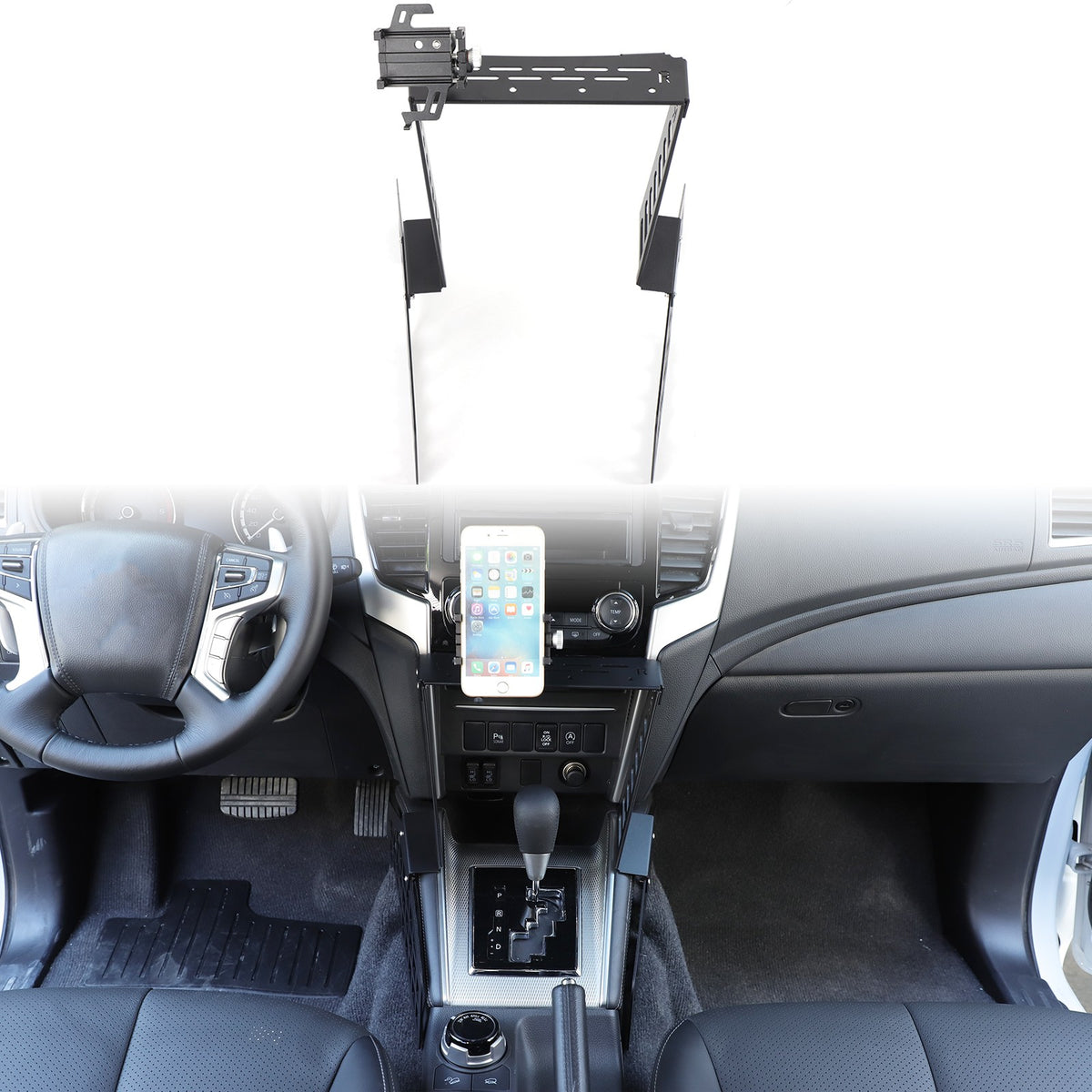 Off Road Molle Panel Digital Device Mount For Mitsubishi L200 Triton 19-23 2