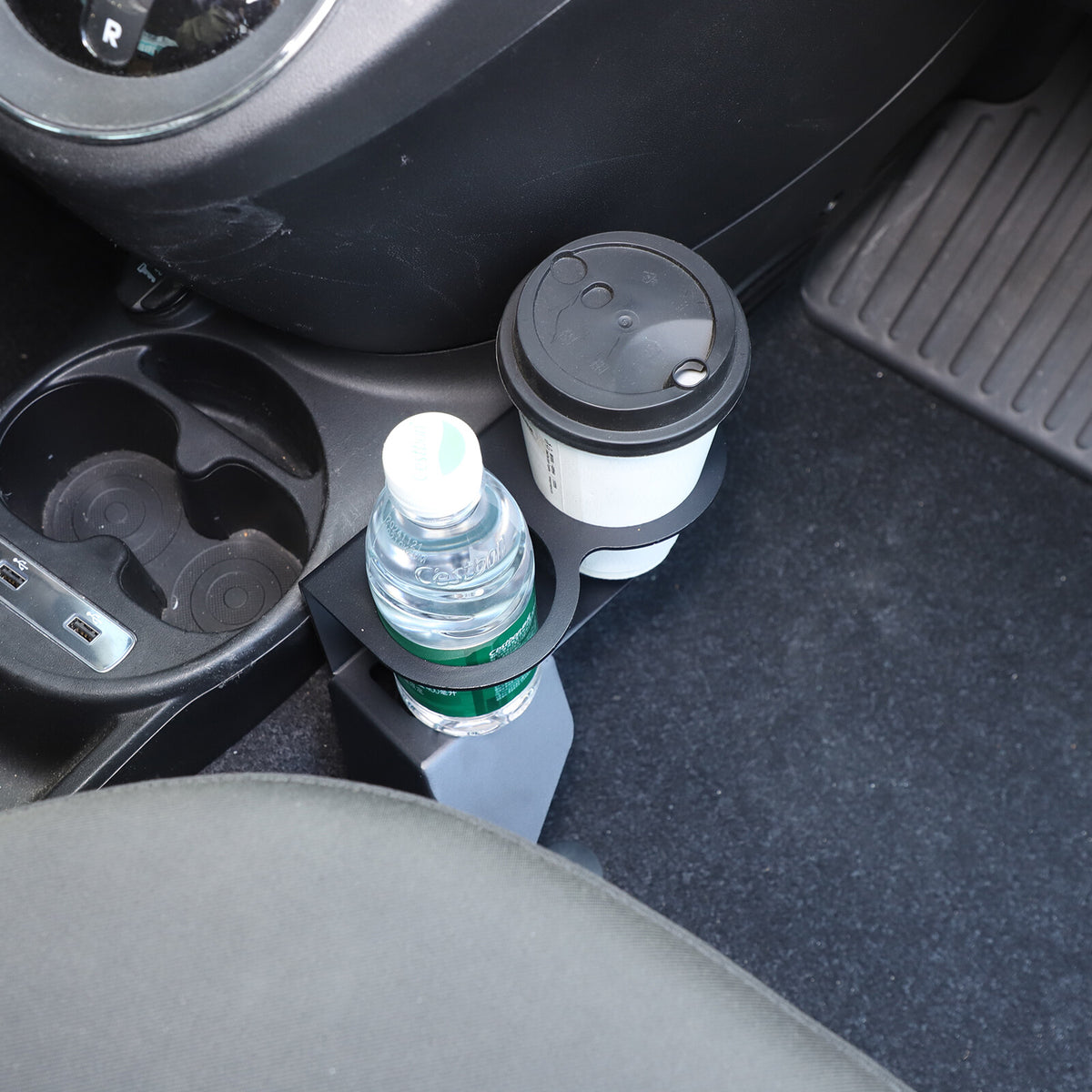 Alloy Passenger Seat Expansion Cup Holder For Fiat 500 Abarth 595 695 16+ US 14