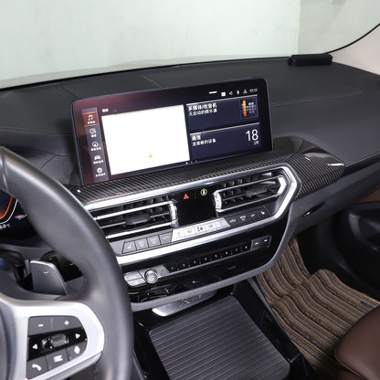 Real Carbon Fiber Air Vent Dashboard Frame For BMW X3/X4 2022-2023 5