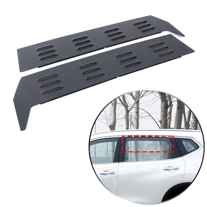 Aluminum Door Window Louver Air Vent Panel Trim Cover For Nissan X-Trail 2014+ 4