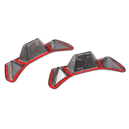 Matte Real Carbon Fiber Seat Back Trim Cover For Toyota Supra A90 2019+ 10