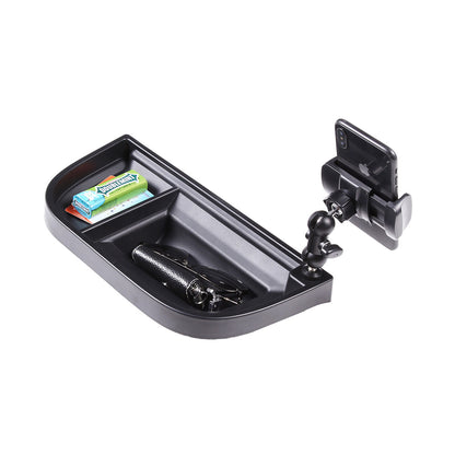Dashboard Cell Phone Holder Mount with Storage Tray Box for Ford Maverick 2022+ 11