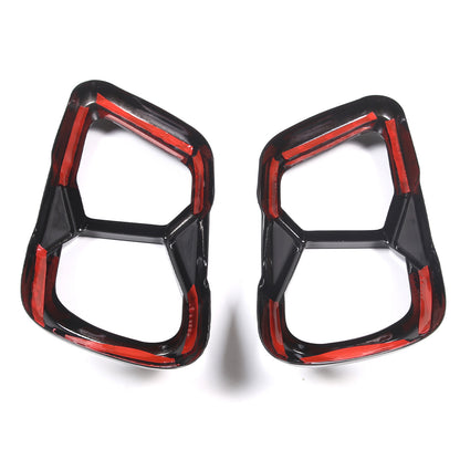 Black Rear Tail Pipe Cover Trim For BMW X5 X6 X7 M60 2019+ 8