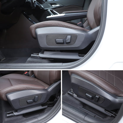 Real Carbon Fiber Seat Adjustment Button Frame Trim For BMW X1 U11 2023-2024 21