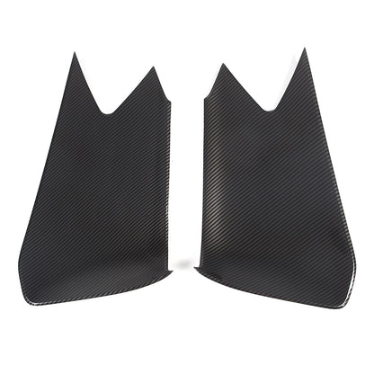 ABS Carbon Fiber Interior Anti-Kick Door Panel Cover Trim Kit For Corvette C8 4