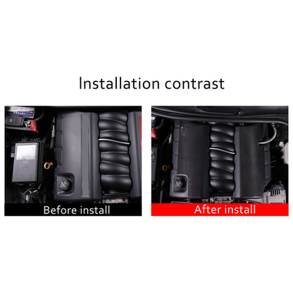 Real Carbon Fiber Engine hood Protection Cover Trim for corvette C6 05-13 4
