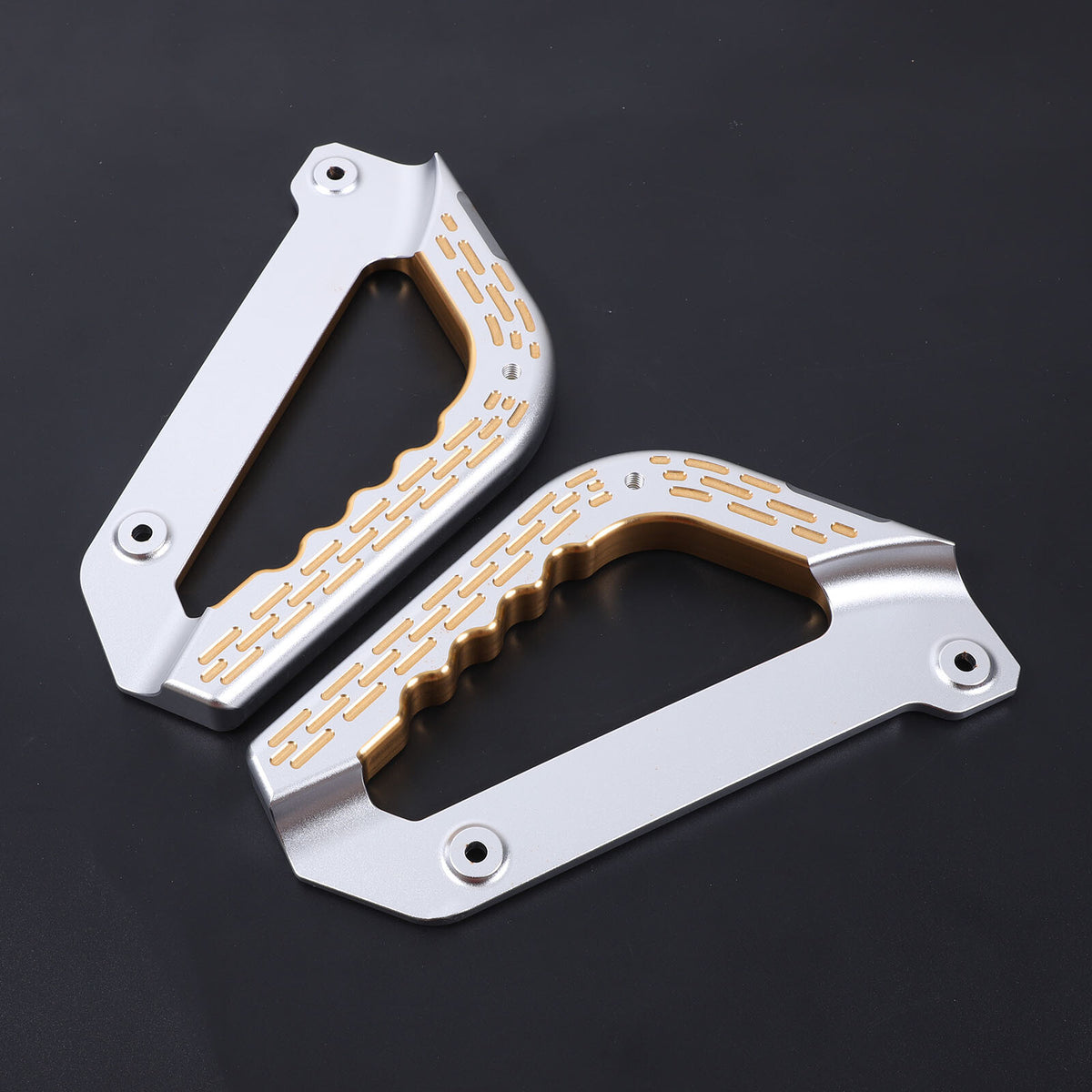 Replacement Silver & Orange Center Grab Handle Trim For LR Defender 2020-2024 22