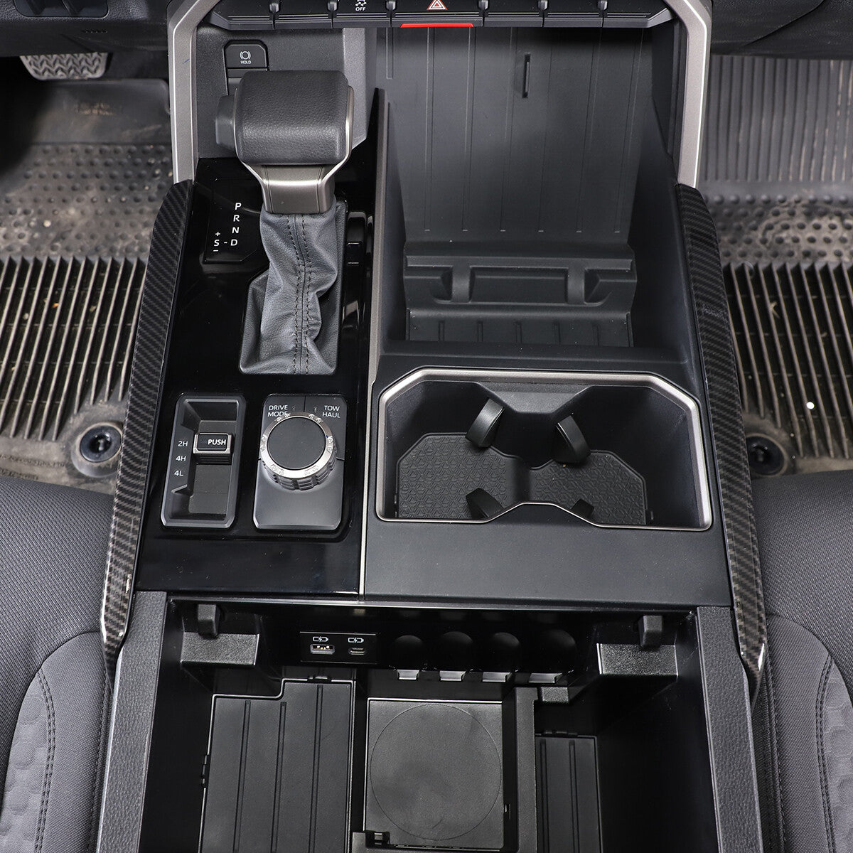 ABS Carbon Fiber Interior Set Cover Trim Kit For Toyota Tundra Sequoia SR 22+ - Styles 1-5 227