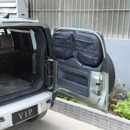 Tailgate Rear Door Cargo Trunk Storage Bag Organizer For Land Rover Defender 20+ 2
