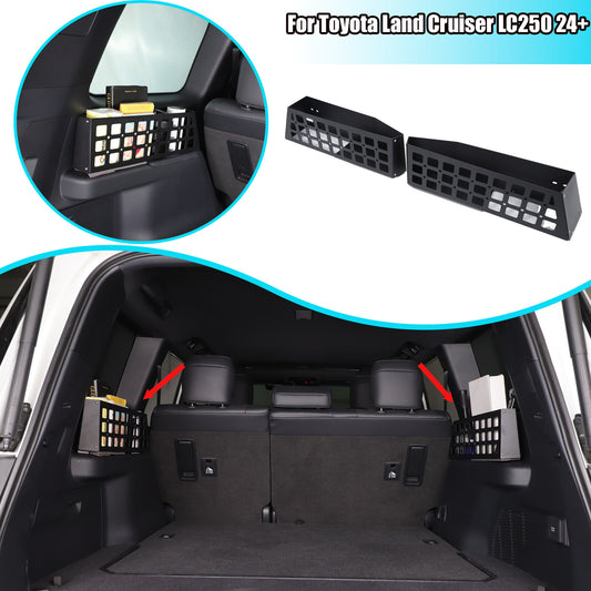 Rear Trunk Storage Box Organizer Molle Panel For Toyota Land Cruiser LC250 24+ 1