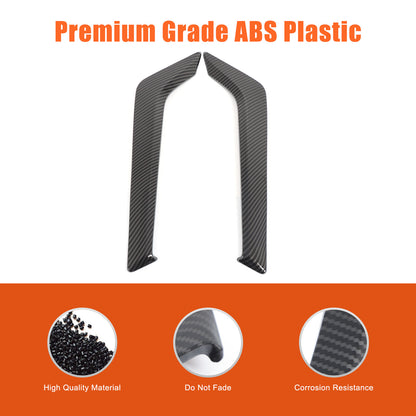 ABS Carbon Fiber Front Fender Side Vent Trim For Infiniti Q60 2016-2025 US 7