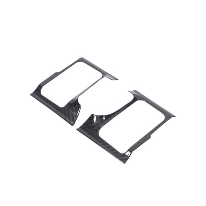 Real Carbon fiber Door Lock Button Trim For Nissan GTR R35 2008-2016 13