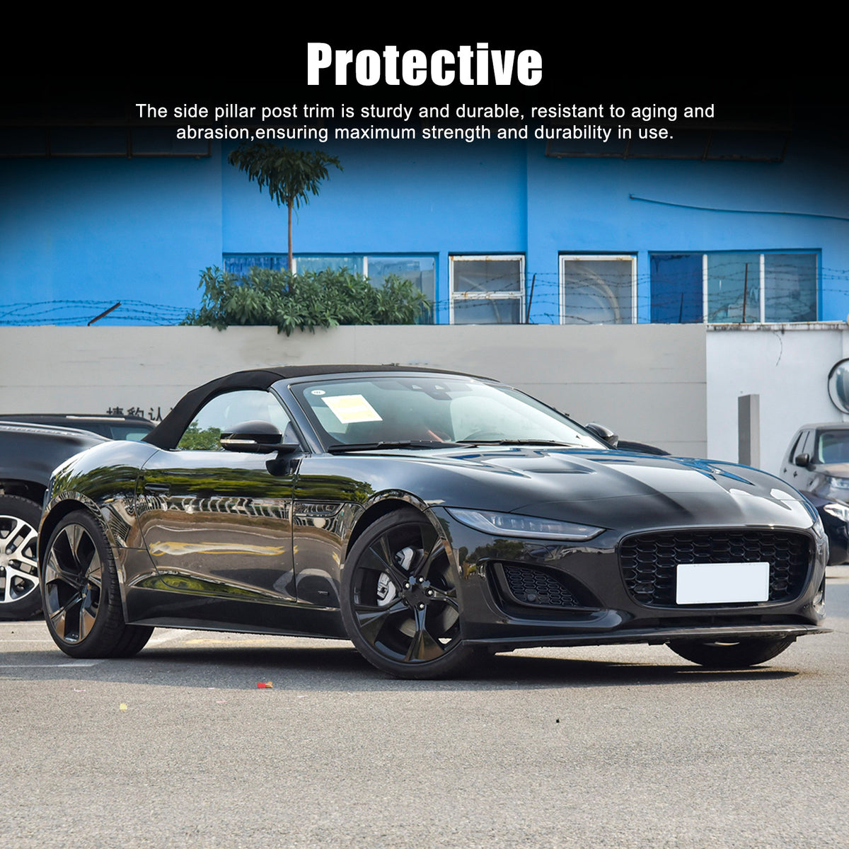 Forged Carbon fiber Steering Wheel Base Trim Cover For Jaguar F-TYPE 2013-2024 16