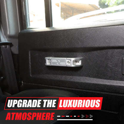 Mecha Silver Replacement Interior Door Handle Grab For LR Defender L316 2004-18 12