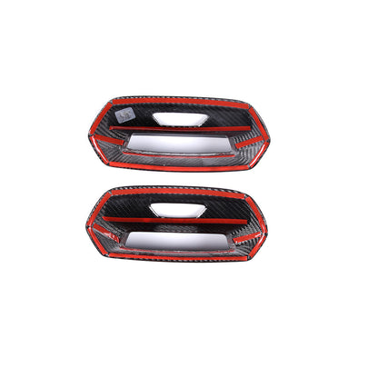 Carbon fiber Seat Headrest Back Hook Cover Trim For Lamborghini URUS 2018-23 10