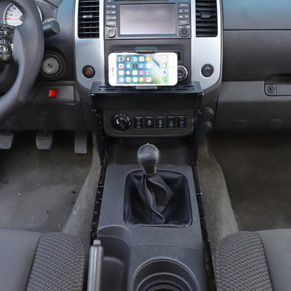 Center Molle Panel Digital Device Mount Clip For Nissan Frontier D40 2009-2017 6