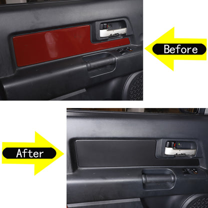 Matte Black ABS Interior Full Set Cover Trim Kit Set For FJ Cruiser 2007-2021 88