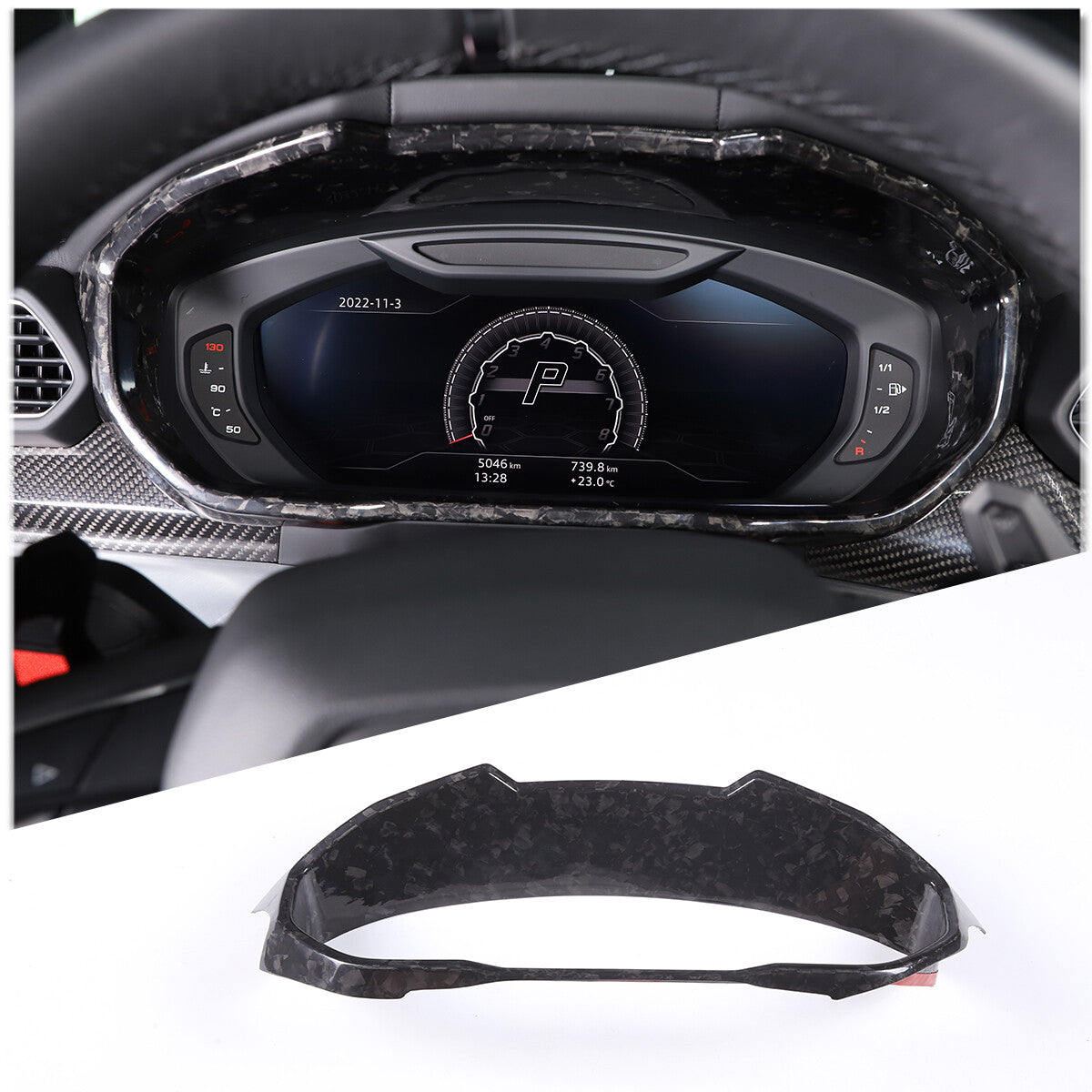 34 Styles Forged Real Carbon fiber Interior Trim Kit For Lamborghini URUS 18-23 - Variants 1-5 47