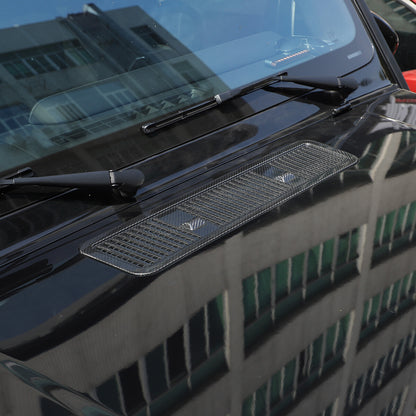 Real Carbon Fiber Hood Engine Air Vent Outlet Cover Trim For Benz G-Class 19-25 10