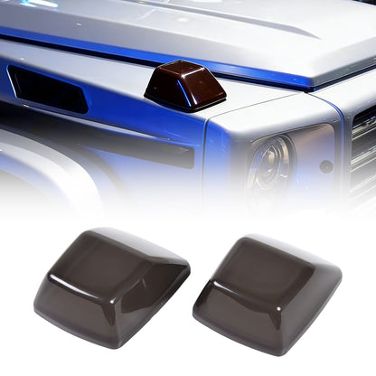 Smoked Front Hood Corner Turn Signal Light Cover For Benz G Class W463 04-18 US 20