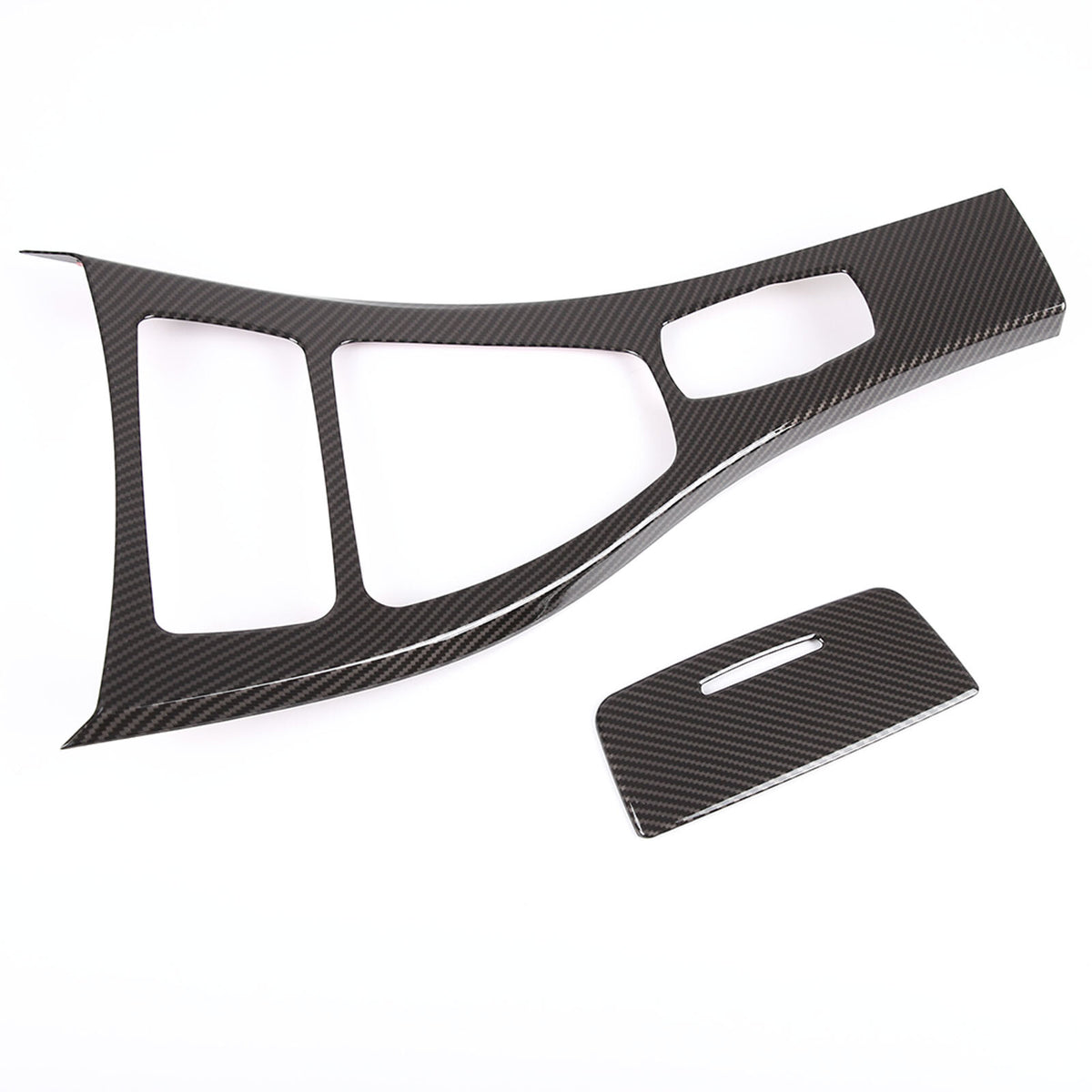ABS Carbon Fiber Console Gear Shift Panel Trim For BMW 3-Series E90 08-12 US 20