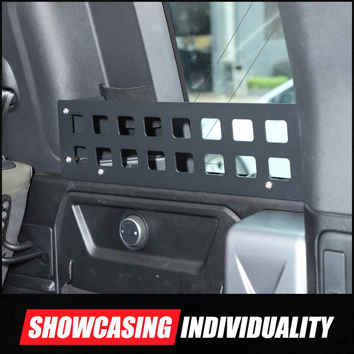 Trunk Side Window Storage Fence Molle Panel For LR Defender L663 110 20+ US 11
