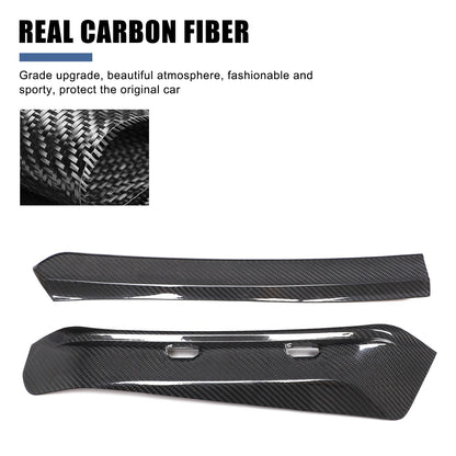 Real Dry Carbon Fiber Center Console Air Vent Trim For BMW X3 G45 2025+ 6