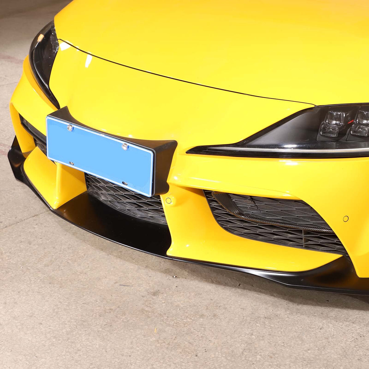Real Carbon Fiber Front Bumper Side Grill Trim Cover Strip For GR Supra 2019-24 6