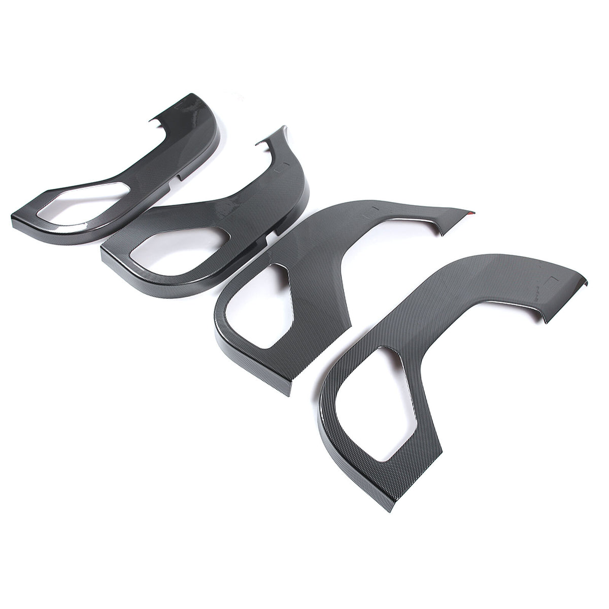 ABS Carbon Fiber Door Anti-kick Panel Trim For LR Range Rover Vogue 2023-2024 5