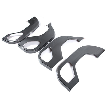 ABS Carbon Fiber Door Anti-kick Panel Trim For LR Range Rover Vogue 2023-2024 5