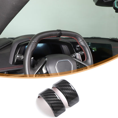 Carbon Fiber ABS Interior Full Decor Cover Trim Kit For Corvette C8 2020-2025 - Styles 51-55 77