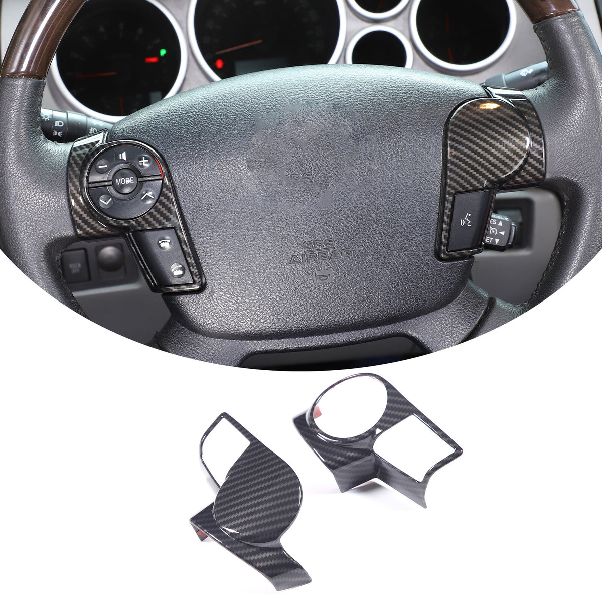 Carbon Fiber ABS Center Console Cover Trim Set For Toyota Tundra 07-13 US 31