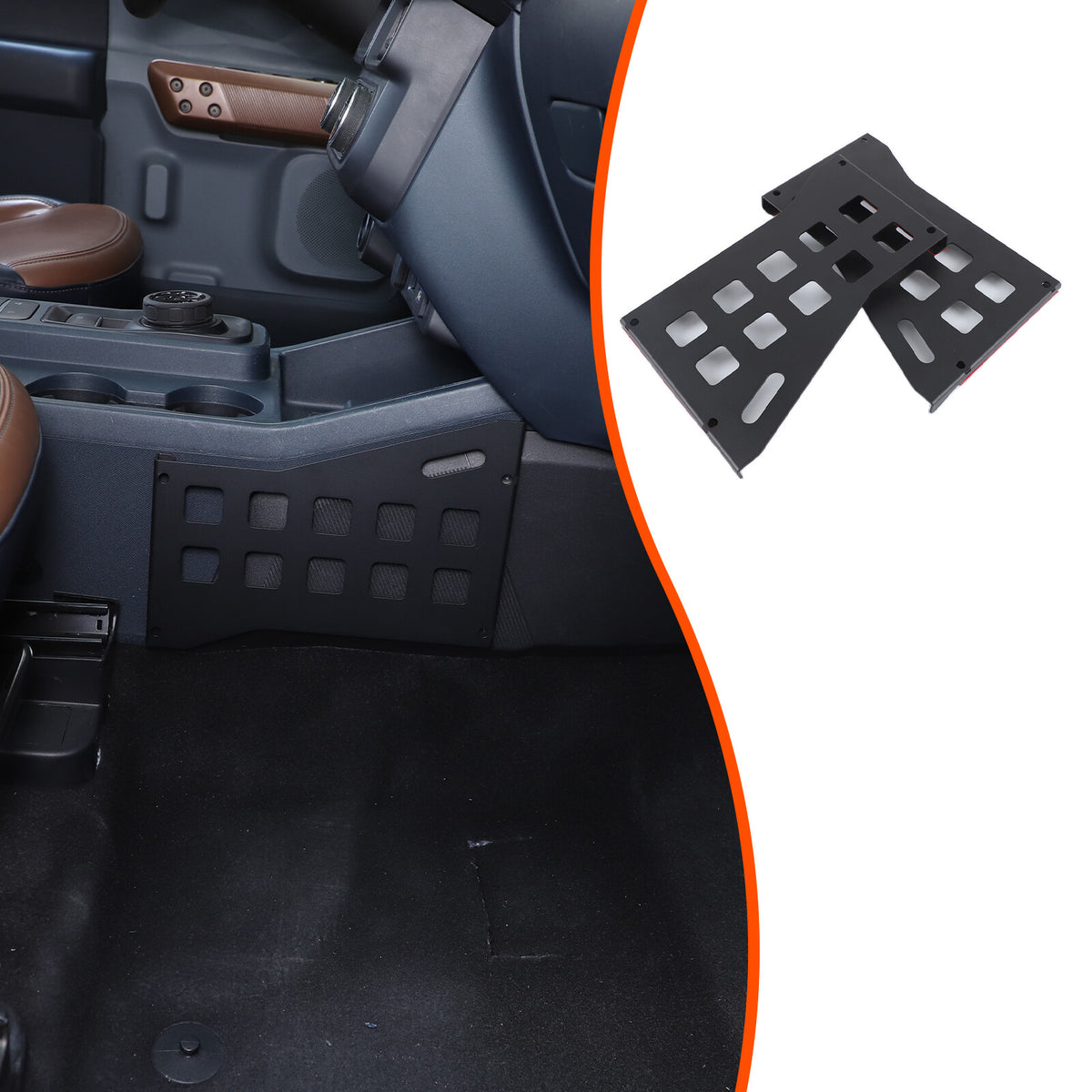 Aluminum Alloy Center Console Side Strorage Hanger Bag For Ford Maverick 2022+ 19