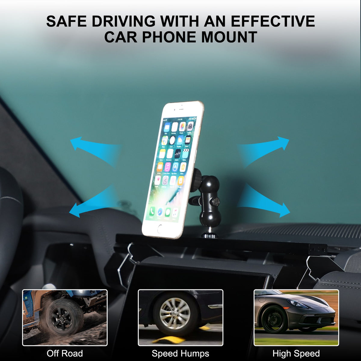 Magnetic Center Console Phone Mount Bracket For LR Defender L663 2020-2023 18